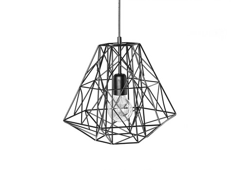 Rippvalgusti Cage S must, 36x36xH30 cm