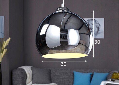 Rippvalgusti CHROMAGON kroom, 30x30xH30 cm