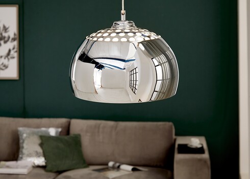 Rippvalgusti CHROME BALL kroom, 35x35xH35 cm