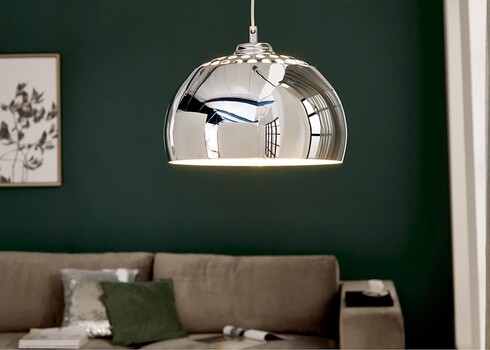 Rippvalgusti CHROME BALL kroom, 35x35xH35 cm