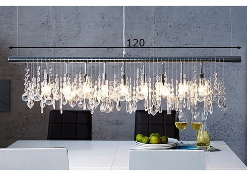 Rippvalgusti DIAMONDS klaar, 120x?xH? cm