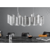 Rippvalgusti ELEGANCE hõbe, 118x34xH38 cm