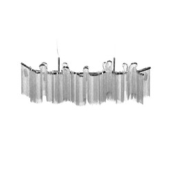 Rippvalgusti ELEGANCE hõbe, 118x34xH38 cm