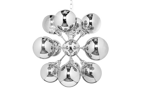 Rippvalgusti GALAXY hõbe, 72x72xH72 cm