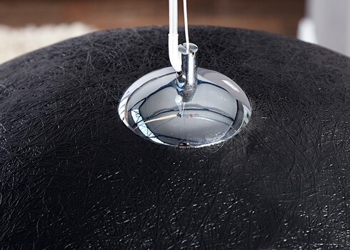 Rippvalgusti GLOW must / kuld, 50x50xH25 cm