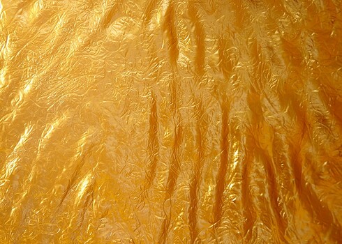 Rippvalgusti GLOW must / kuld, 70x70xH30 cm