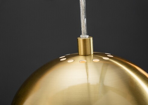 Rippvalgusti GOLDEN BALL kuldne, 56x18xH14 cm