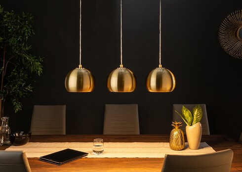 Rippvalgusti GOLDEN BALL kuldne, 56x18xH14 cm