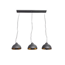 Rippvalgusti STUDIO must / kuldne, 110x30xH140 cm