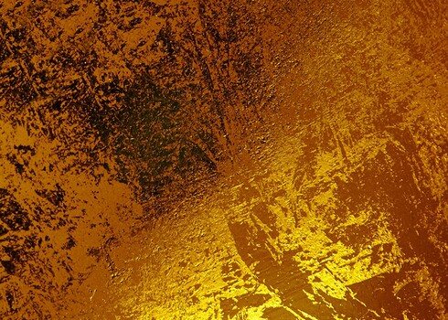 Rippvalgusti STUDIO must / kuldne, 55x55xH35 cm