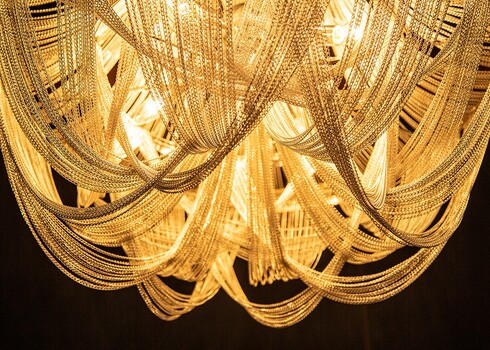 Rippvalgusti ROYAL hõbe, 50x50xH70 cm