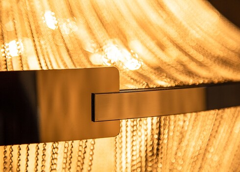 Rippvalgusti ROYAL hõbe, 50x50xH70 cm