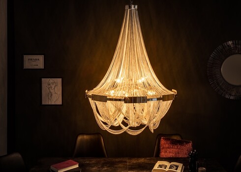 Rippvalgusti ROYAL hõbe, 50x50xH70 cm