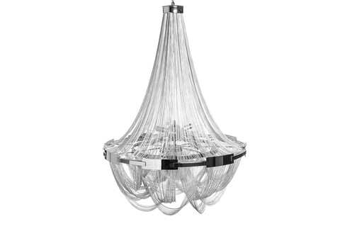 Rippvalgusti ROYAL hõbe, 50x50xH70 cm