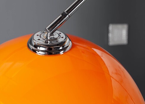 Põrandavalgusti BIG BOW oranž / hõbe, 150-160xH175-205 cm