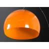 Põrandavalgusti BIG BOW oranž / hõbe, 150-160xH175-205 cm