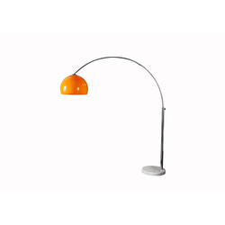 Põrandavalgusti BIG BOW oranž / hõbe, 150-160xH175-205 cm