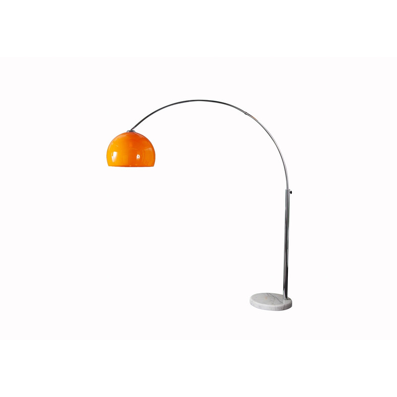 Põrandavalgusti BIG BOW oranž / hõbe, 150-160xH175-205 cm