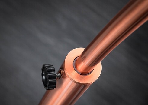 Põrandavalgusti BIG BOW vask, 150-160xH170-210 cm