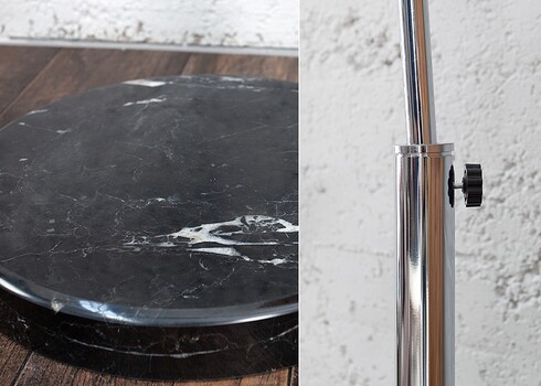 Põrandavalgusti BIG BOW must, 170-180xH170-200 cm