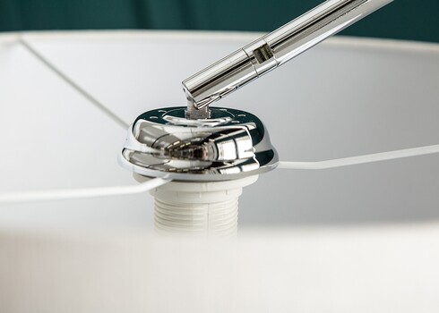 Põrandavalgusti BIG BOW valge, 170-180xH170-200 cm