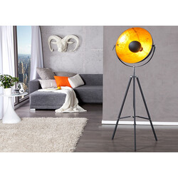 Põrandavalgusti STUDIO must / kuldne, 55x55xH160 cm