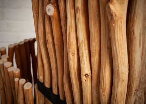 Põrandavalgusti EUPHORIA helepruun, 44x35xH154 cm