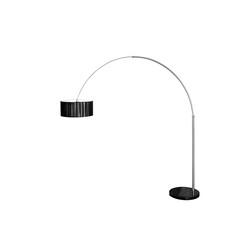 Põrandavalgusti EXTENSO must, 230x45xH225 cm