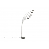 Põrandavalgusti FIVE LIGHTS hõbe, 125xH200 cm