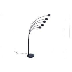 Põrandavalgusti FIVE LIGHTS must, 150xH205 cm