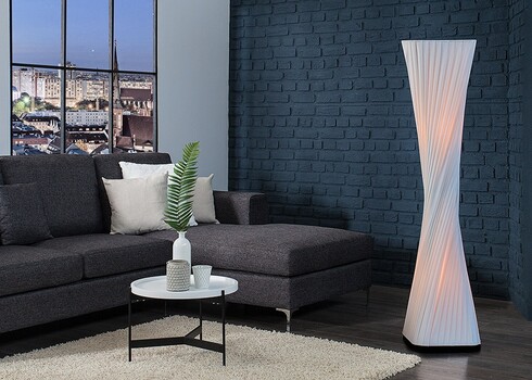 Põrandavalgusti HARMONY valge, 25x25xH120 cm