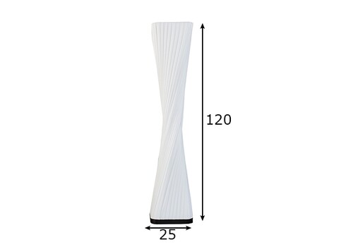 Põrandavalgusti HARMONY valge, 25x25xH120 cm