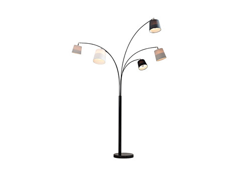 Põrandavalgusti LEVELS hall / valge, 120x120xH200 cm