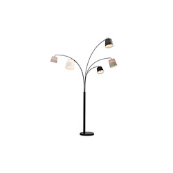 Põrandavalgusti LEVELS hall / valge, 120x120xH200 cm