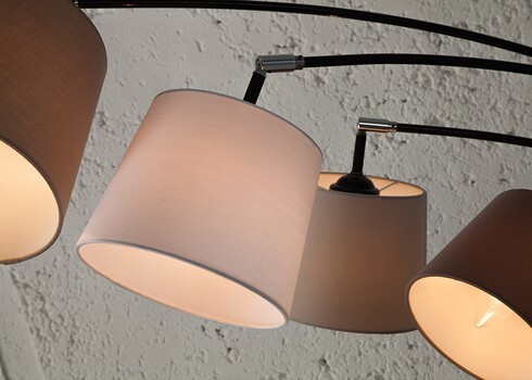 Põrandavalgusti LEVELS beež / pruun, 120x120xH200 cm