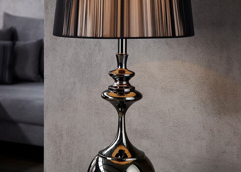 Põrandavalgusti LUCIE must, 40x40xH160 cm