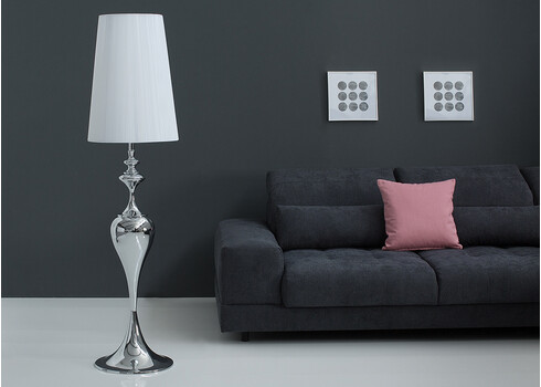 Põrandavalgusti LUCIE valge, 40x40xH160 cm