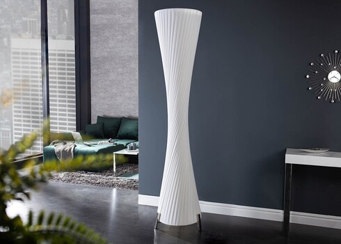 Põrandavalgusti PARIS valge, 37x37xH160 cm