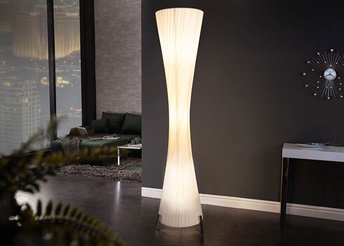 Põrandavalgusti PARIS valge, 37x37xH160 cm