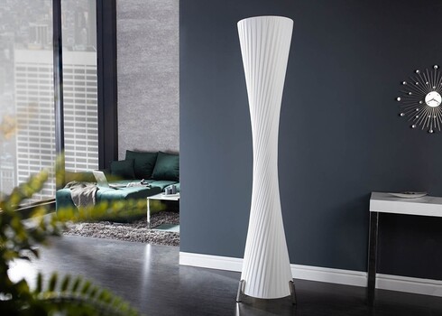 Põrandavalgusti PARIS valge, 43x43xH200 cm