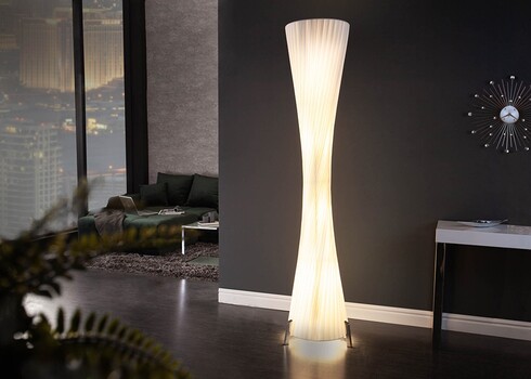 Põrandavalgusti PARIS valge, 43x43xH200 cm