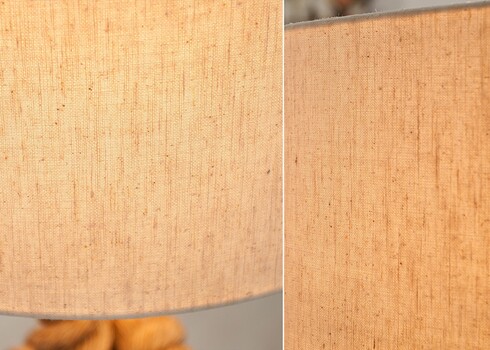 Põrandavalgusti SEVEN SEAS valge / helepruun, 40x40xH85 cm