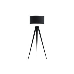 Põrandavalgusti TRIPOD must / pruun, D60xH155 cm