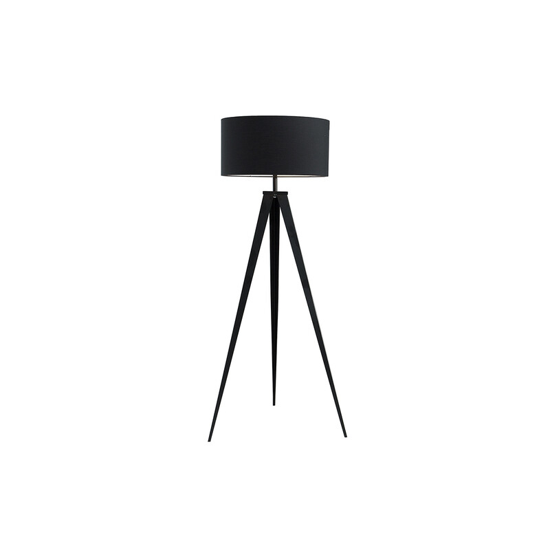 Põrandavalgusti TRIPOD must / pruun, D60xH155 cm
