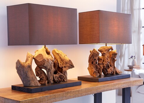 Lauavalgusti ARAGON pruun, 40x20xH50 cm