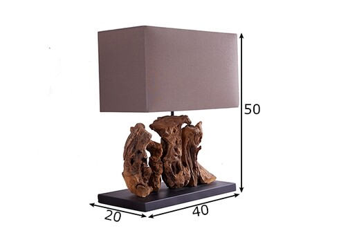 Lauavalgusti ARAGON pruun, 40x20xH50 cm