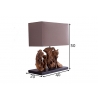 Lauavalgusti ARAGON pruun, 40x20xH50 cm