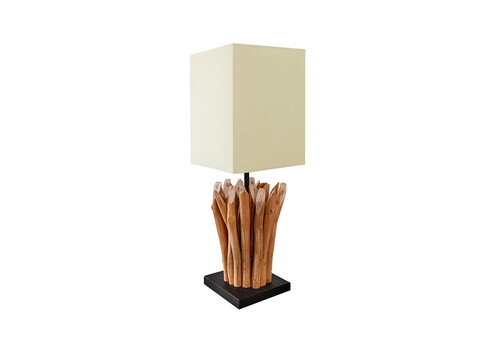 Lauavalgusti EUPHORIA pruun / valge, 15x15xH45 cm