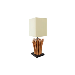 Lauavalgusti EUPHORIA pruun / valge, 15x15xH45 cm