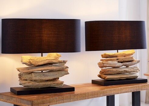 Lauavalgusti RIVERIVE II pruun / must, 55x20xH50 cm